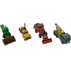 Vintage 60s Lesney Matchbox King Size K9 Combine Truck Tow Bulldozer